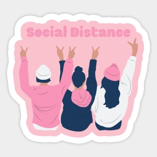 Social Distance Expert Funny t Shirt Humor Social Distancing Humor T-Shirt Sticker